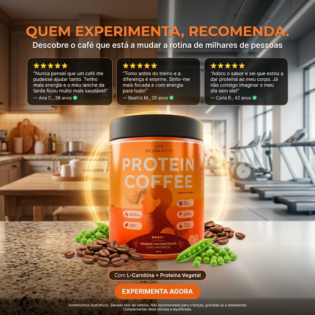 Protein Coffee New Silhouette – Café Proteico para Energia, Foco e Apoio ao Emagrecimento