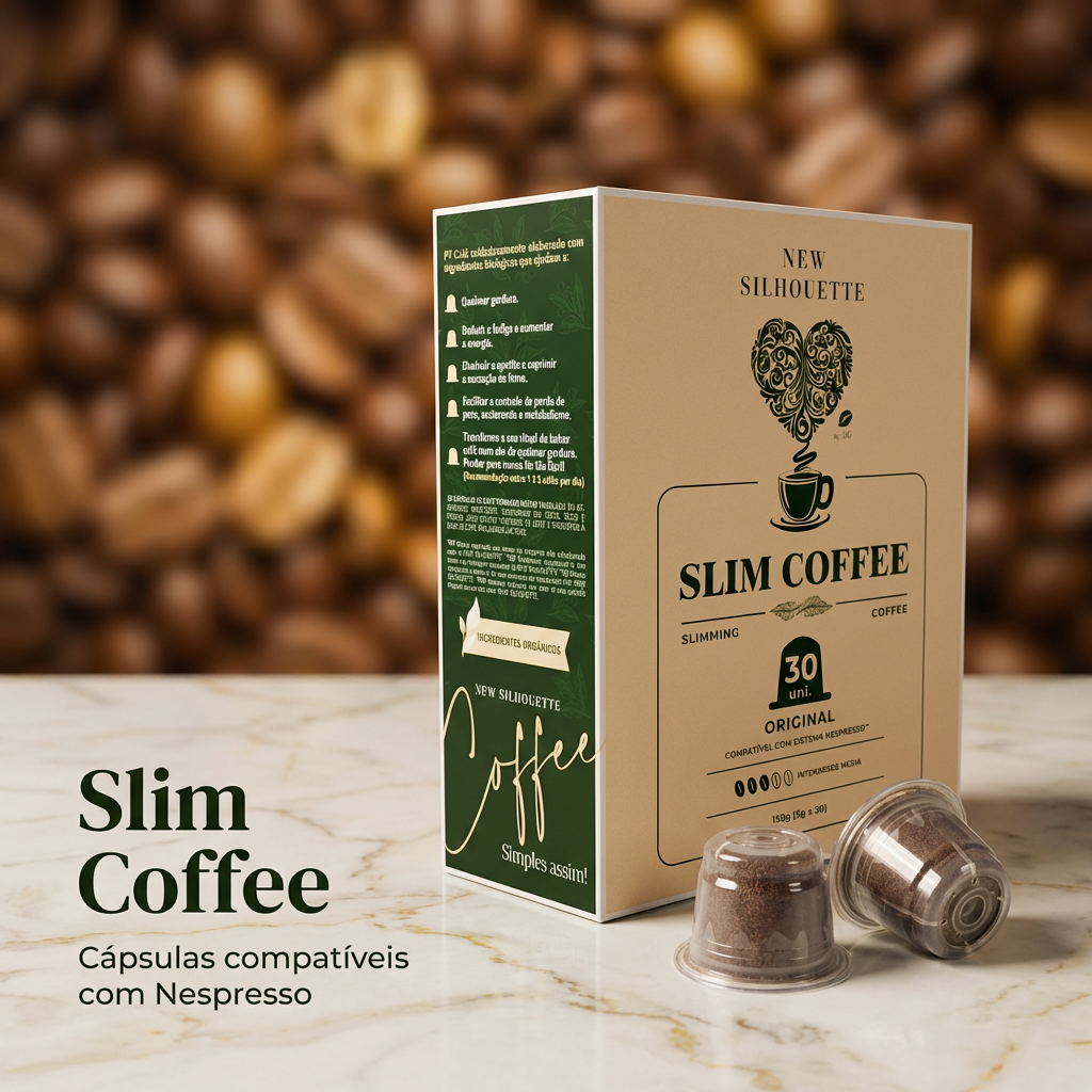 Slim Coffee New Silhouette – Café Funcional para Apoio ao Emagrecimento e Energia Diária