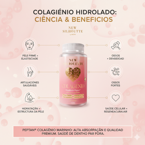 Colagénio New Silhouette – Suplemento para Pele, Firmeza e Bem-Estar