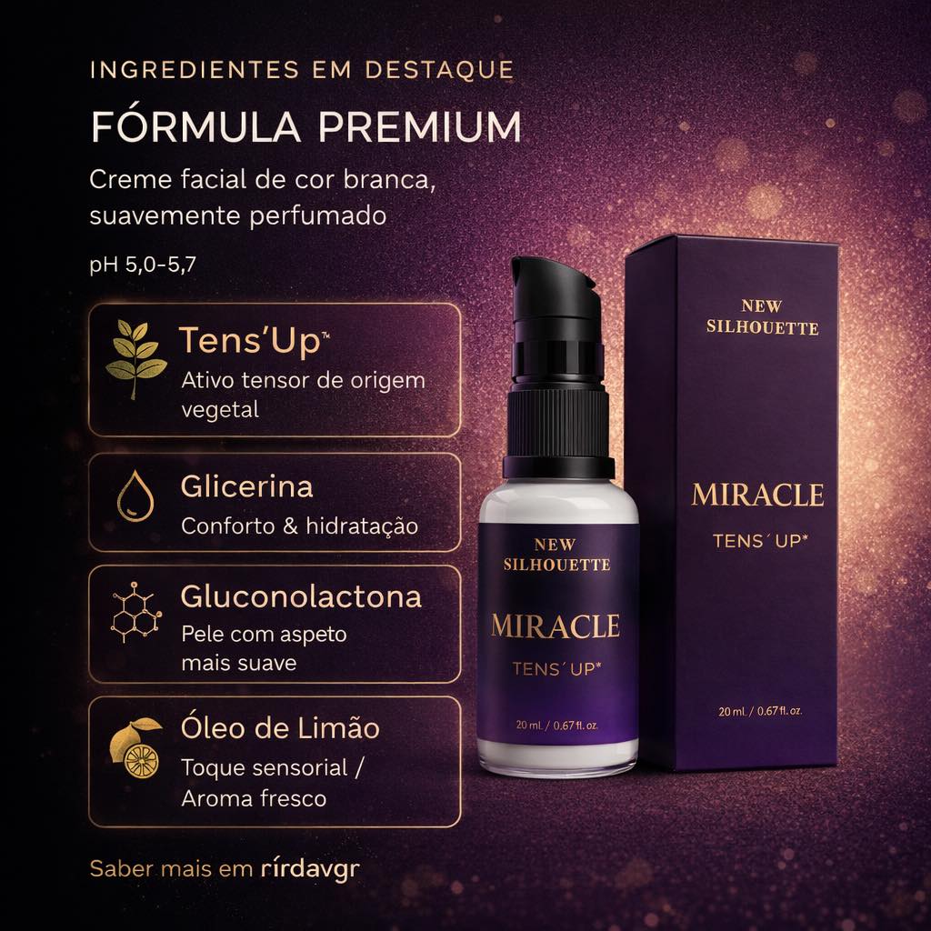 New Silhouette MIRACLE Tens’Up – Equipamento de Eletroestimulação para Reafirmação Corporal