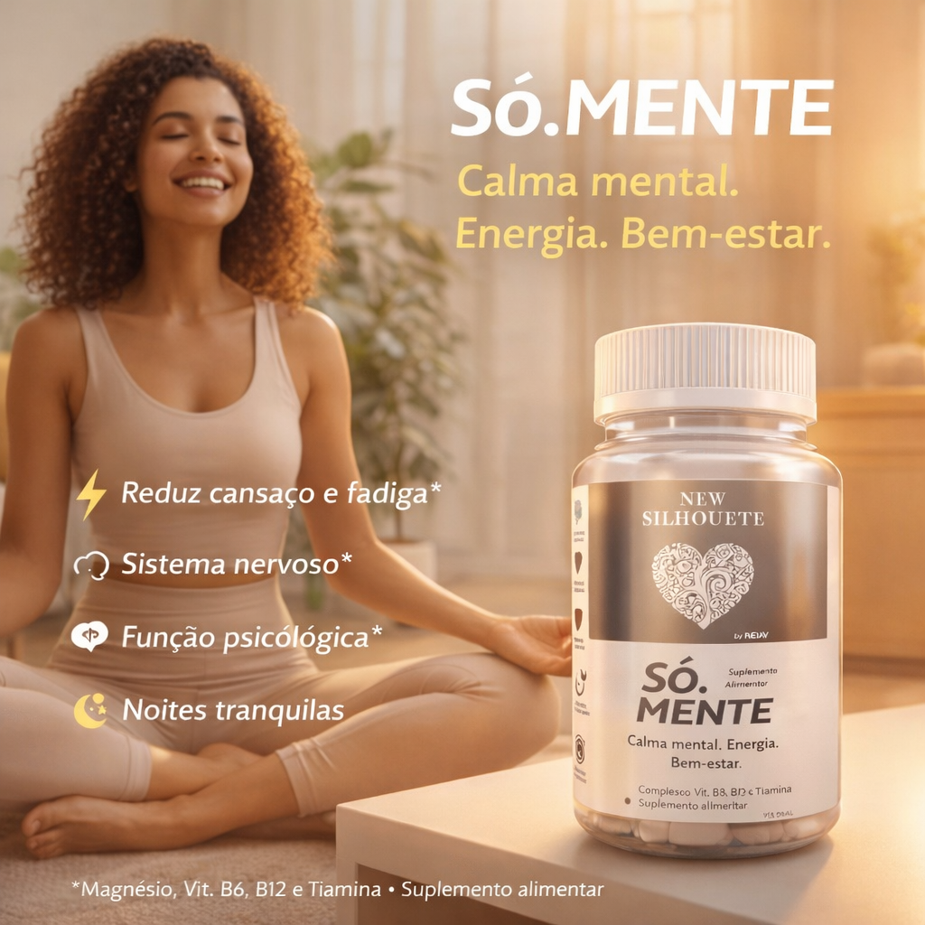 SÓ.MENTE – Complexo B + Relax (Multivitamínico e Relaxante)