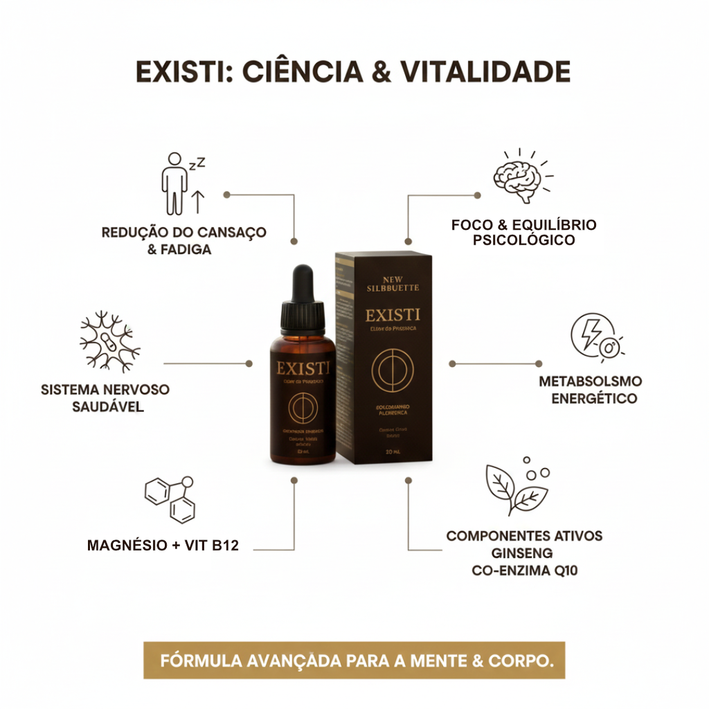 EXISTI New Silhouette – Suplemento para Bem-Estar e Equilíbrio do Organismo